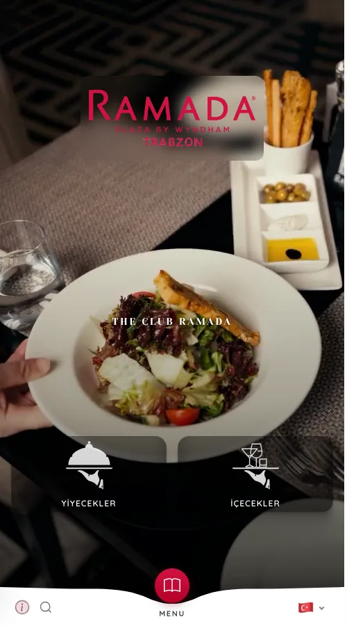 Ramada Trabzon — menü tasarımı