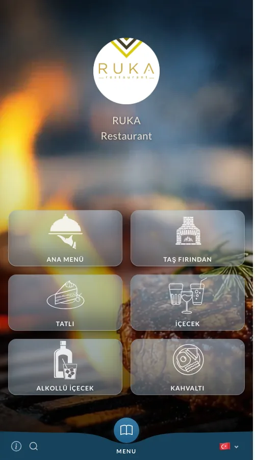Ruka — menü tasarımı