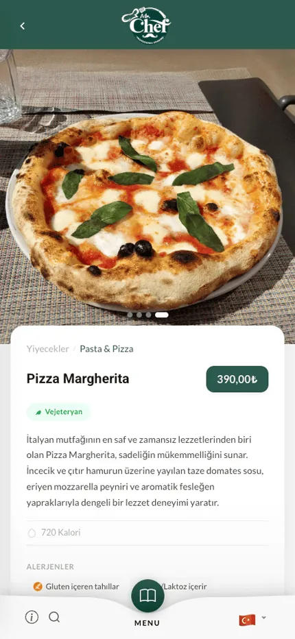 Amatör telefon çekimi — pizza fotoğrafı