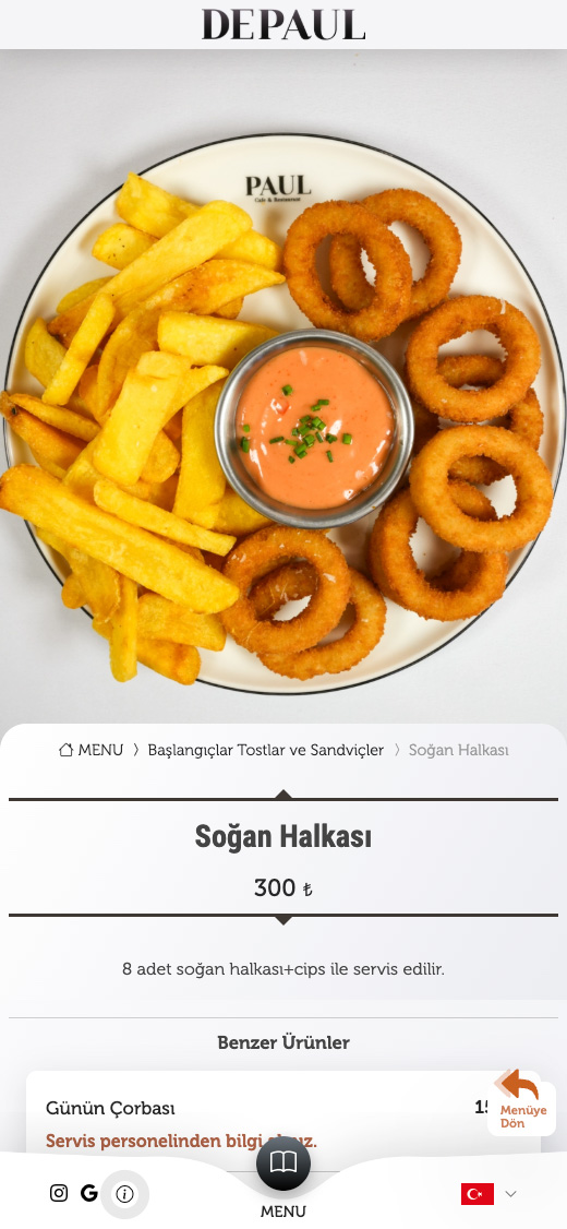 QrMenum müşterisi