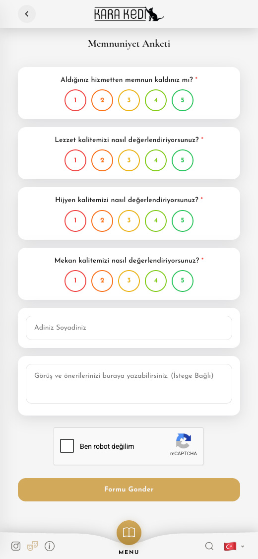 QrMenum müşterisi